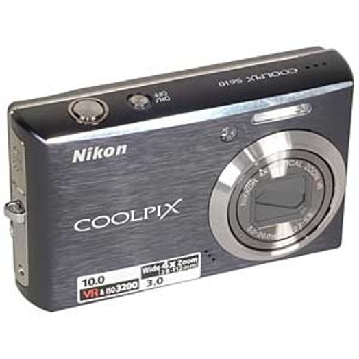 Nikon Coolpix S610 Digital Camera, Midnight Black {10MP}