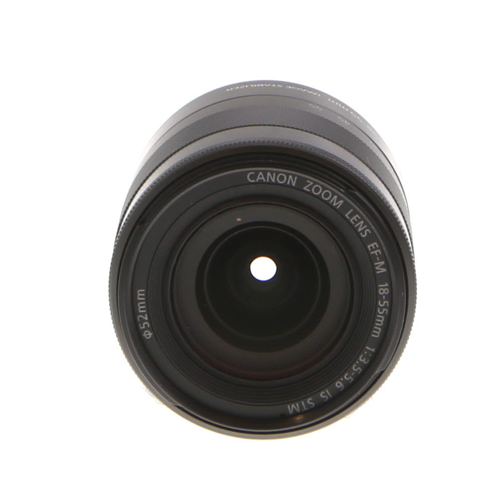 Canon 18-55mm f/3.5-5.6 IS STM Lens for EF-M Mount, Graphite Black