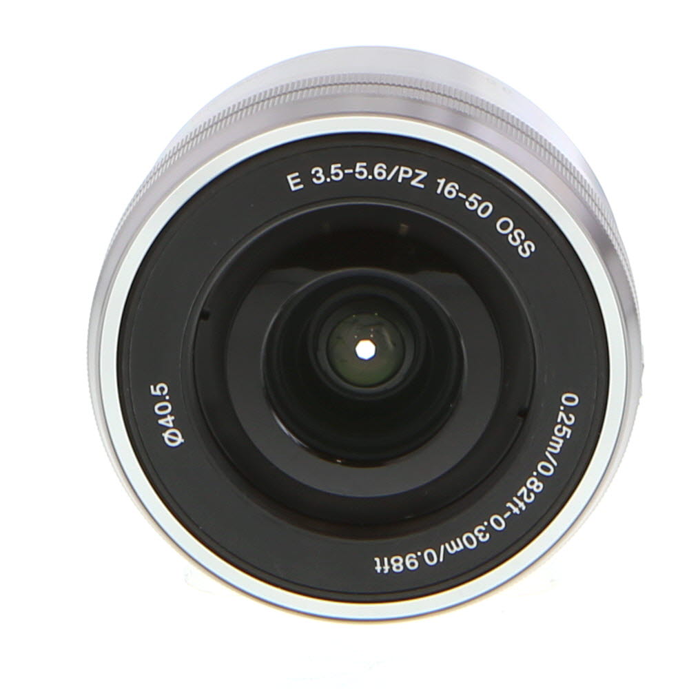 Sony E 16-50mm f/3.5-5.6 PZ OSS Autofocus APS-C Lens for E-Mount, Silver SELP1650