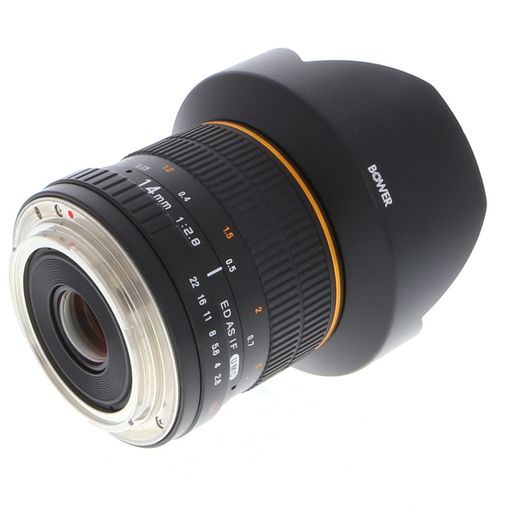 Bower 14mm f/2.8 ED AS IF UMC Manual Focus Lens for Canon EF-Mount