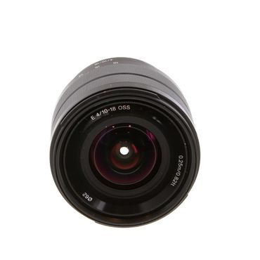 Sony E 10-18mm f/4 OSS Autofocus APS-C Lens for E-Mount, Black [62] SEL1018