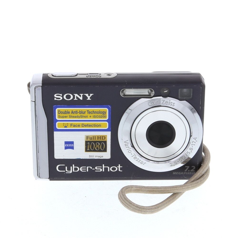 Sony Cyber-Shot DSC-W80 Digital Camera, Black {7.2MP}