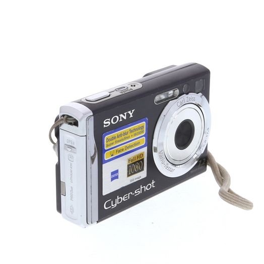 Sony Cyber-Shot DSC-W80 Digital Camera, Black {7.2MP}