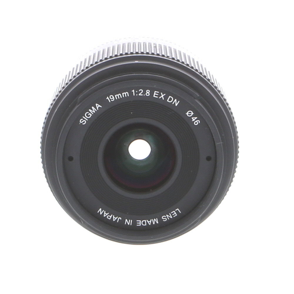 Sigma 19mm F/2.8 EX DN Autofocus Lens for MFT (Micro Four Thirds), Black | 46