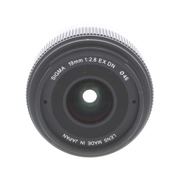 Sigma 19mm F/2.8 EX DN Autofocus Lens for MFT (Micro Four Thirds), Black