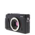FUJIFILM X-E1 Mirrorless Camera Body, Black {16.3MP} thumbnail