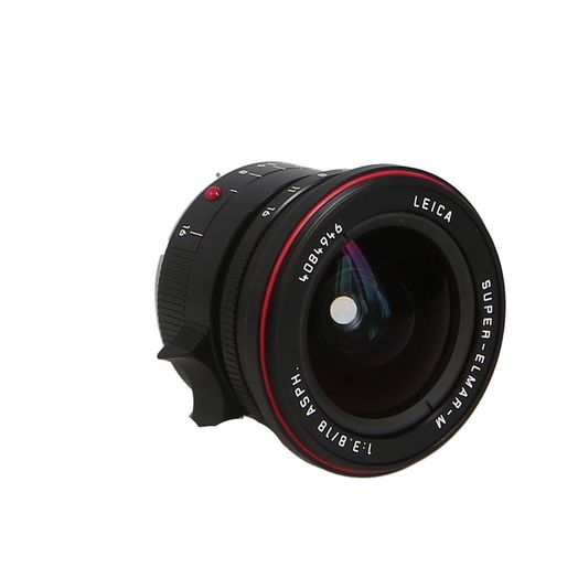 Leica 18mm f/3.8 Super-Elmar-M ASPH. M-Mount Lens, Germany, Black