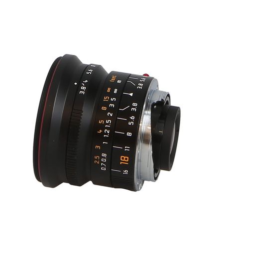 Leica 18mm f/3.8 Super-Elmar-M ASPH. M-Mount Lens, Germany, Black