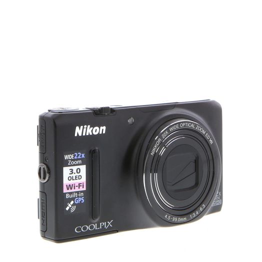 Nikon Coolpix S9500 Digital Camera, Black {18.1MP}