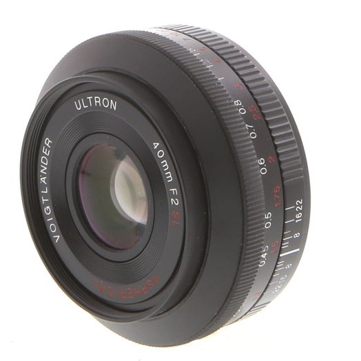 Voigtlander 40mm f/2 Ultron SL (II) Aspherical Manual Focus Lens
