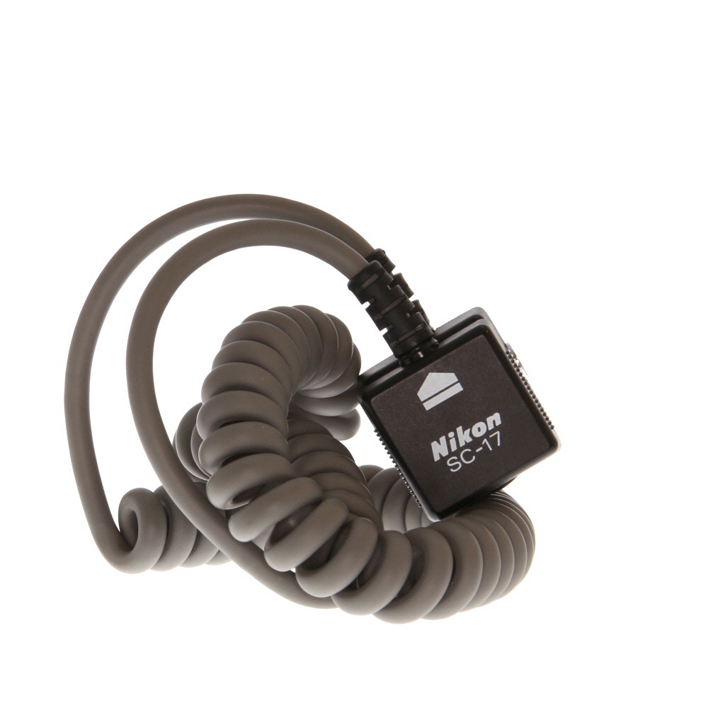 Nikon SC-17 TTL Shorter Coiled Cord 1.5 ft. (Flash To ISO)