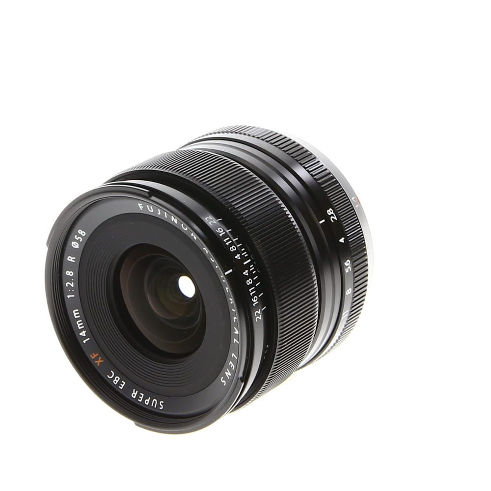 ★極上品★ FUJIFILM SUPER EBC XF 14mm F2.8 R FUJIFILM XF 14mm f/2.8 R Fujinon APS-C Lens for X-Mount, Black {58}