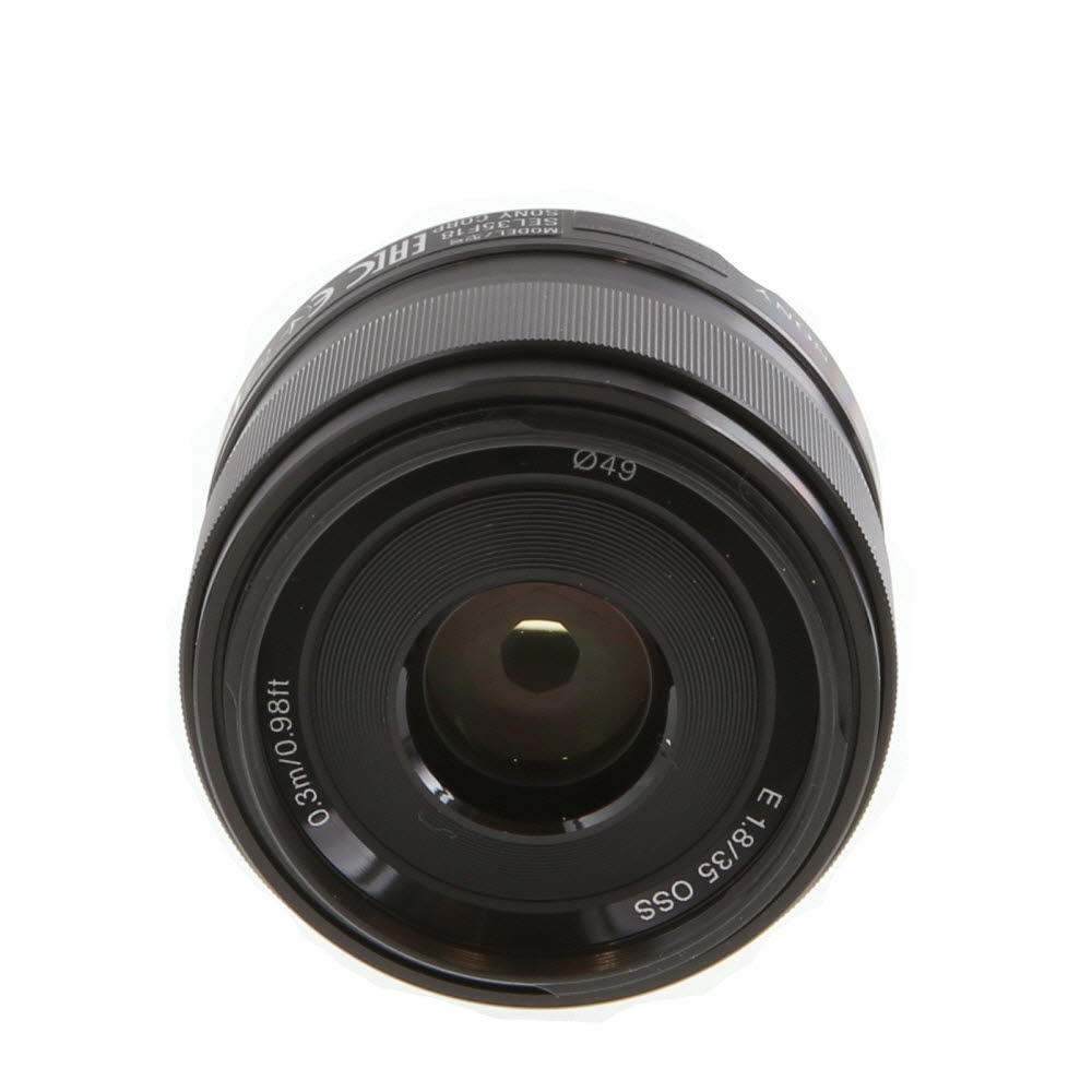 Sony E 35mm f/1.8 OSS Autofocus APS-C Lens for E-Mount, Black SEL35F18