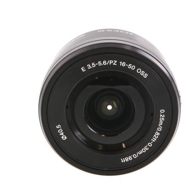 Sony E 16-50mm f/3.5-5.6 PZ OSS Autofocus APS-C Lens for E-Mount, Black {40.5} SELP1650