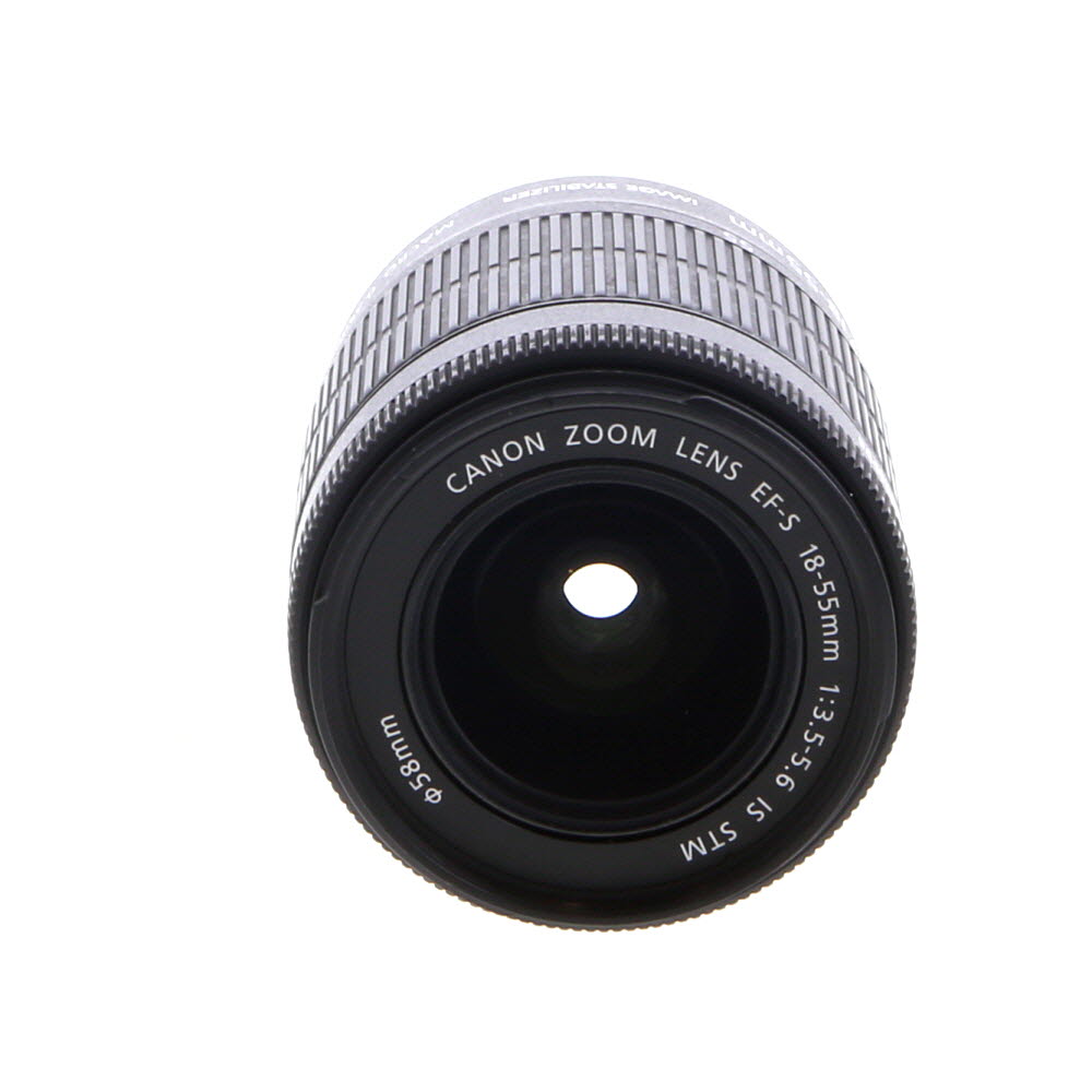 Canon EF-S 18-55mm f/3.5-5.6 IS STM Autofocus APS-C Lens, Black