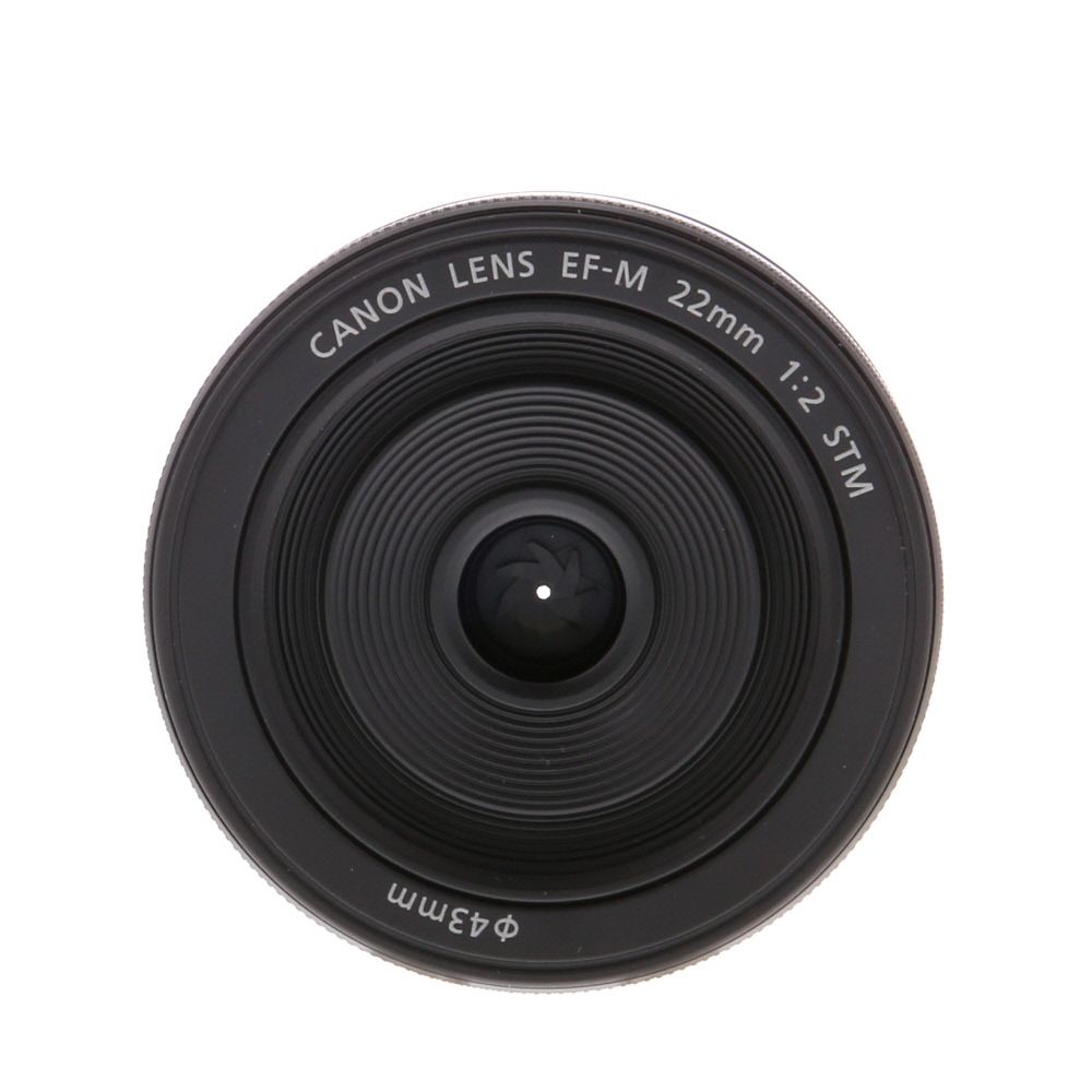 Canon 22mm f/2 STM Lens for EF-M Mount, Graphite Black {43}