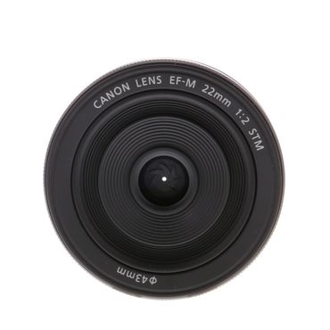 Canon 22mm f/2 STM Lens for EF-M Mount, Graphite Black