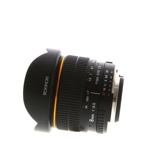 Rokinon 8mm f/3.5 Fisheye Aspherical CS Manual APS-C Lens for