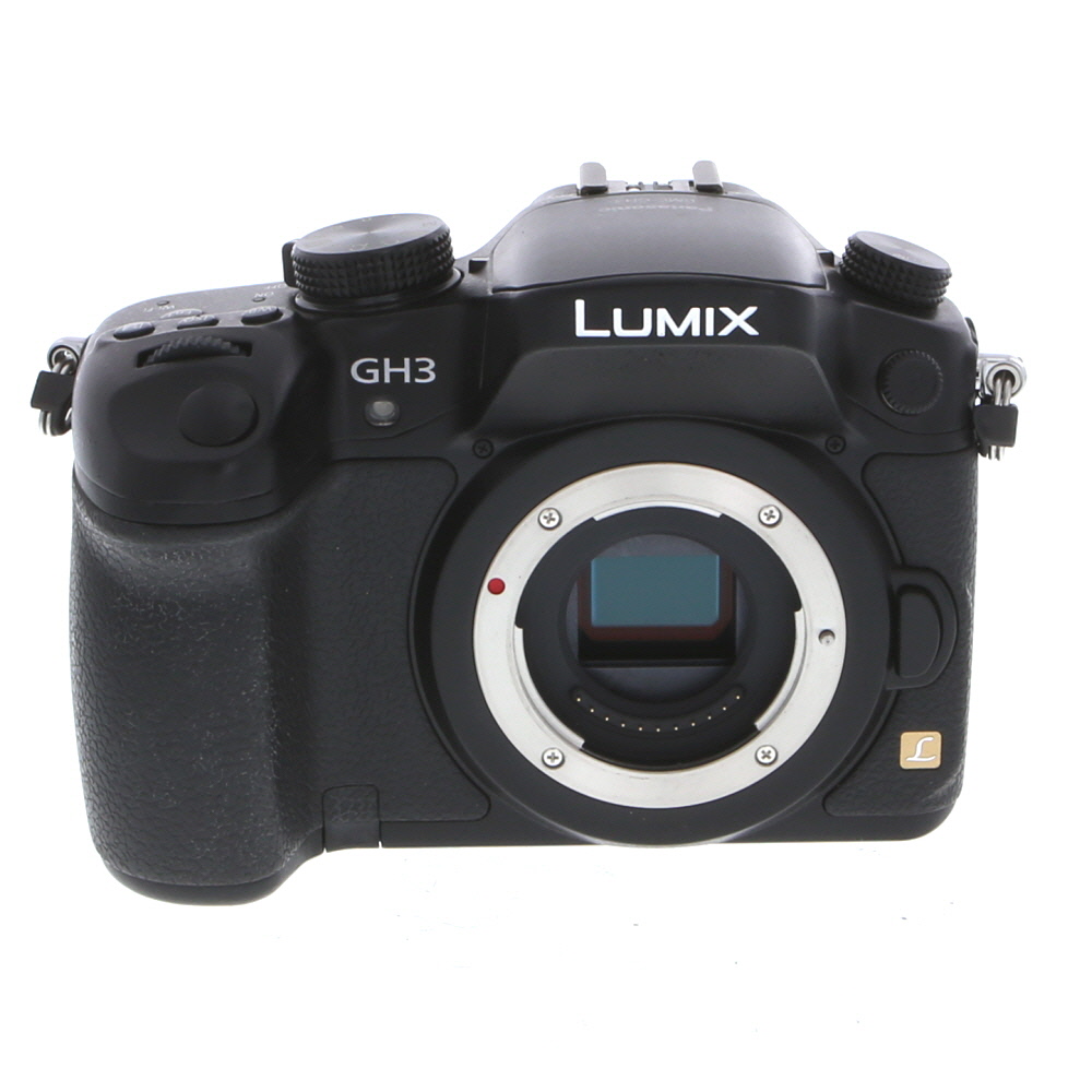 Panasonic Lumix DMC-GH3 Mirrorless MFT (Micro Four Thirds) Camera Body, Black