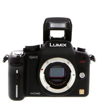 Panasonic Lumix DMC-GH1 Mirrorless MFT (Micro Four Thirds) Camera Body, Black