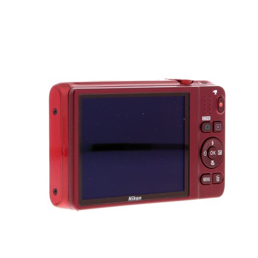 Nikon Coolpix S6500 Digital Camera, Red {16MP}