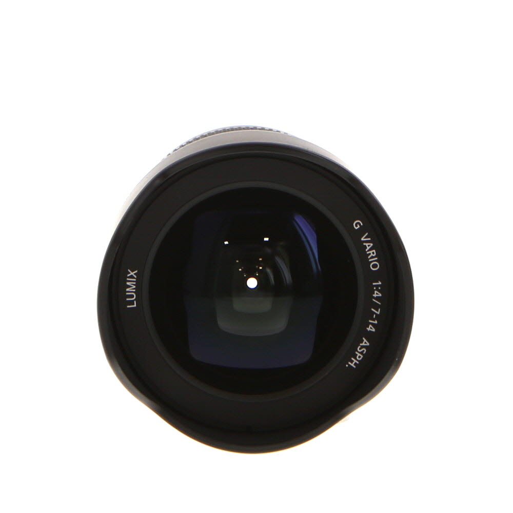 Panasonic Lumix G Vario 7-14mm f/4 ASPH. Lens for MFT (Micro Four Thirds), Black/Dark Silver
