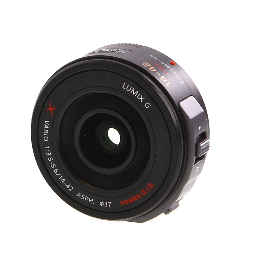 Panasonic Lumix G X Vario 14-42mm f/3.5-5.6 ASPH. HD Power O.I.S. Lens for MFT (Micro Four Thirds), Black | 37
