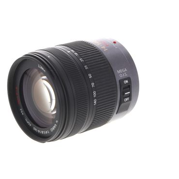 Panasonic Lumix G Vario 14-140mm f/4-5.8 ASPH. HD Mega O.I.S. Lens for MFT (Micro Four Thirds), Black/Dark Silver