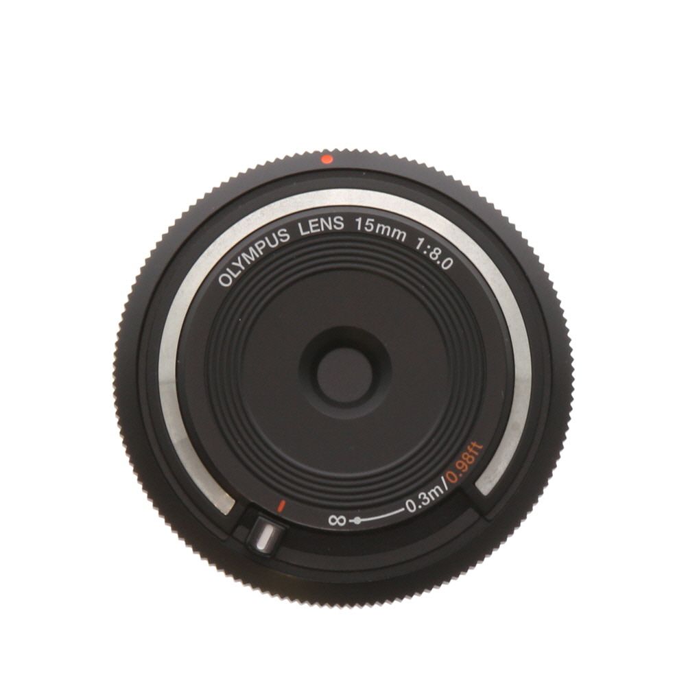 Olympus 15mm f/8 Manual Focus Lens/Body Cap for MFT (Micro Four