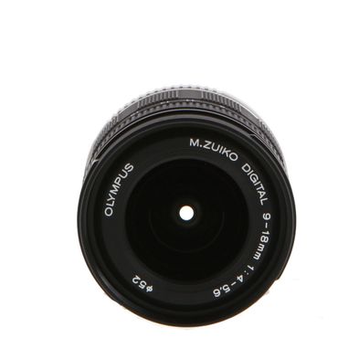 Olympus 9-18mm f/4-5.6 M.Zuiko Digital ED MSC Autofocus Lens for MFT (Micro Four Thirds), Black