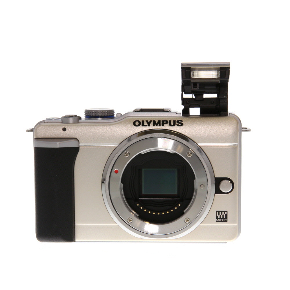 Olympus PEN E-PL1 Mirrorless MFT (Micro Four Thirds) Camera Body, Silver | 12.3MP