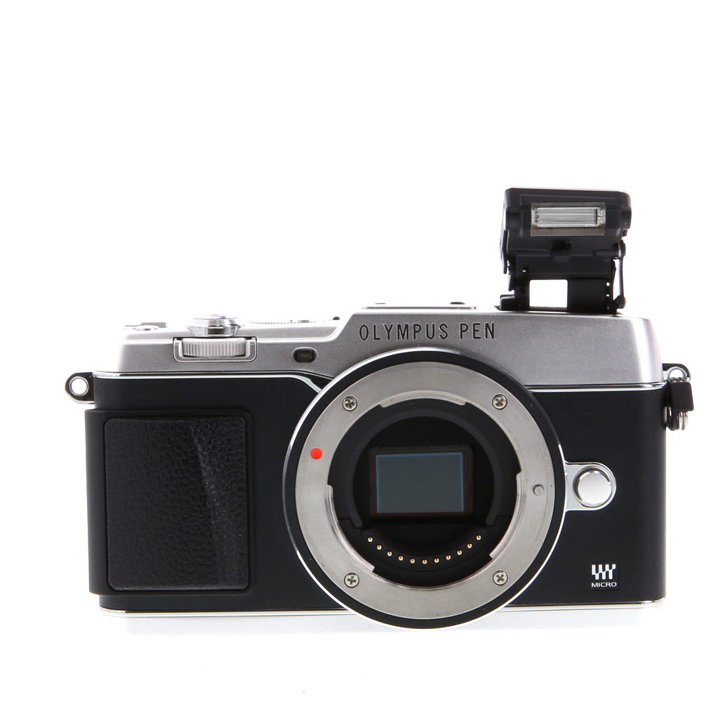 Olympus PEN E-P5 Mirrorless MFT (Micro Four Thirds) Camera Body, Silver