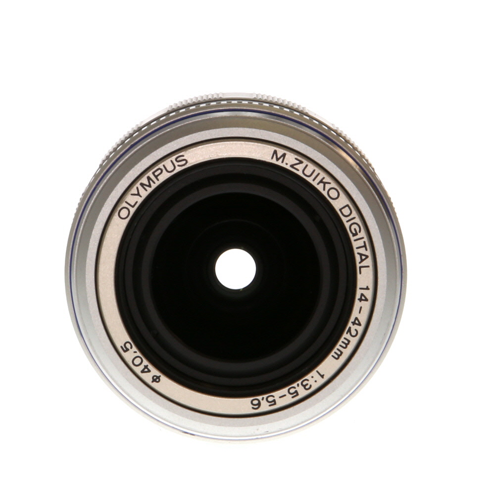 Olympus 14-42mm f/3.5-5.6 ED M.Zuiko Autofocus Lens for MFT (Micro Four Thirds), Silver