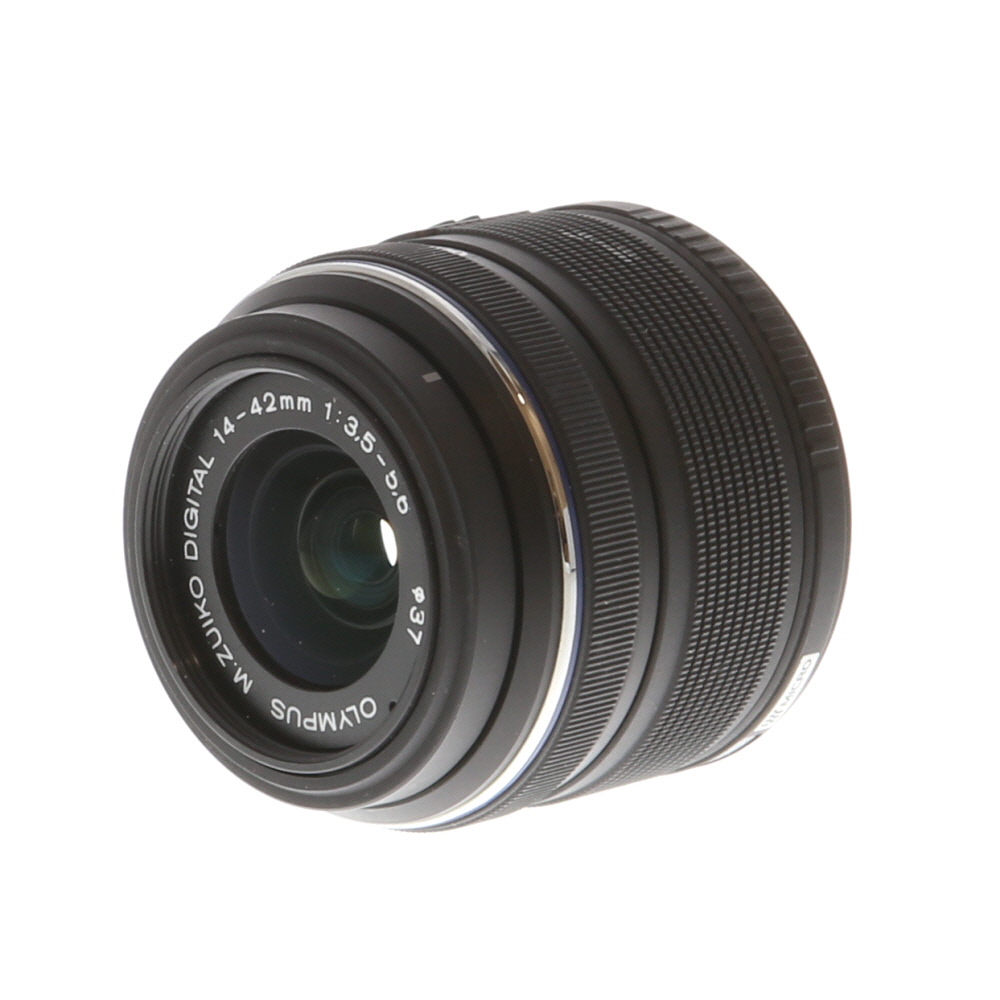 Olympus 14-42mm f/3.5-5.6 II R MSC M.Zuiko Autofocus Lens for MFT (Micro Four Thirds), Black | 37