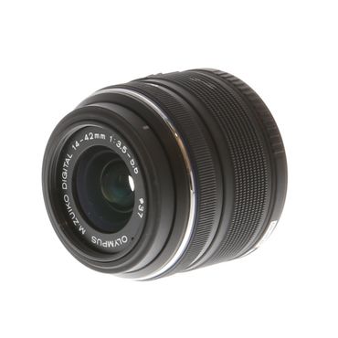 Olympus 14-42mm f/3.5-5.6 II R MSC M.Zuiko Autofocus Lens for MFT (Micro Four Thirds), Black