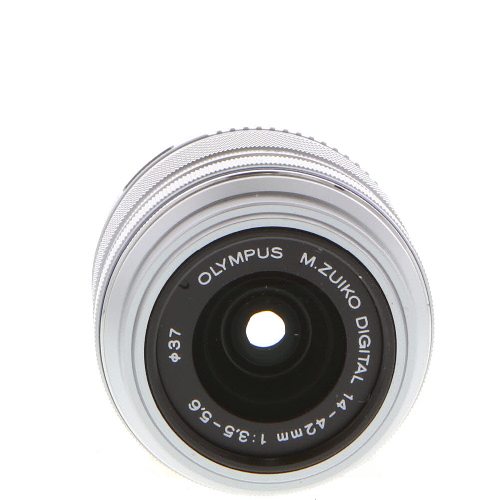 Olympus 14-42mm f/3.5-5.6 II R MSC M.Zuiko Autofocus Lens for MFT (Micro Four Thirds), Silver