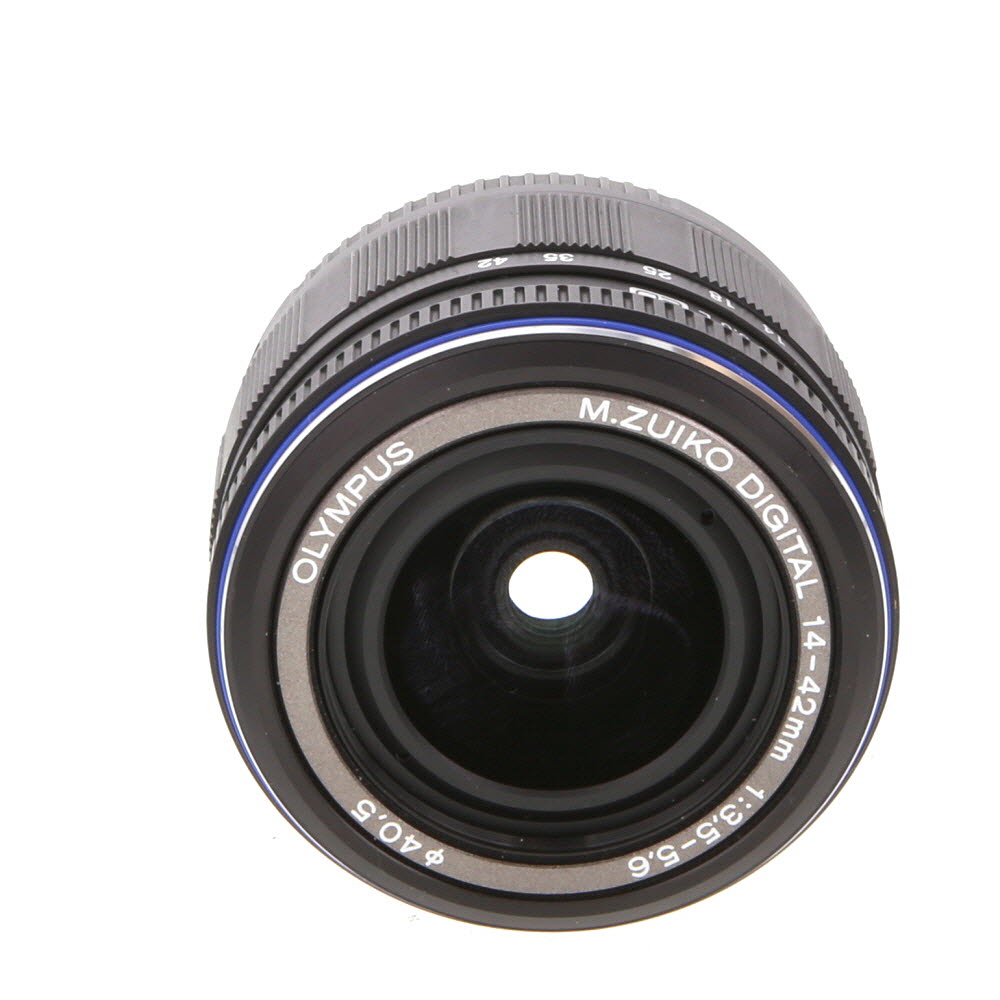 Olympus 14-42mm f/3.5-5.6 L ED M.Zuiko Autofocus Lens for MFT (Micro Four Thirds), Black | 40.5