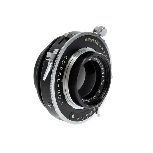 Goerz 8 1/4 in. (210mm) f/6.8 Dagor Gold Dot Copal 1 BT (42MT 