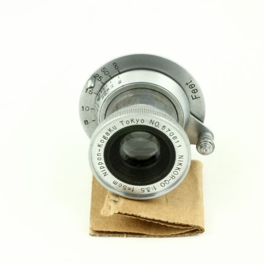 Nikon 5cm (50mm) f/3.5 Nikkor-Q.C (Misprinted NIKKOR-Q.O