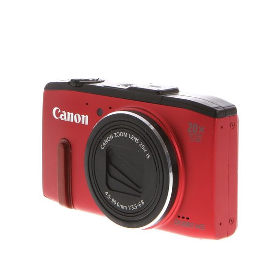 Canon PowerShot SX280 HS Digital Camera, Red {12.1MP}