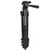Manfrotto 7301YB Aluminum Tripod with Quick Release Clamp Integrated 3-Way Head, Center Column, 4-Section, Black, 14.2-56.3 in.   thumbnail