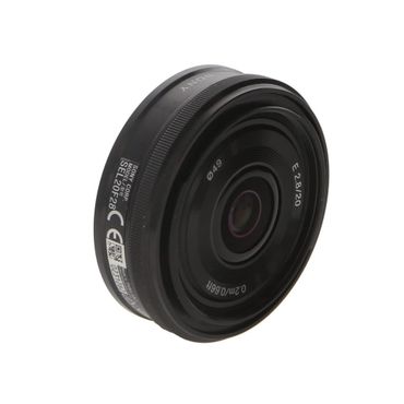 Sony E 20mm f/2.8 Autofocus APS-C Lens for E-Mount, Black {49} SEL20F28