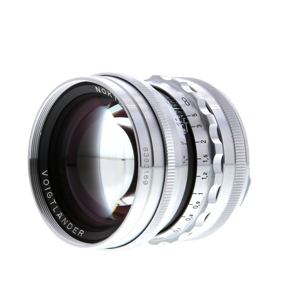 Voigtlander 50mm f/1.5 Nokton VM Lens for Leica M-Mount, Chrome