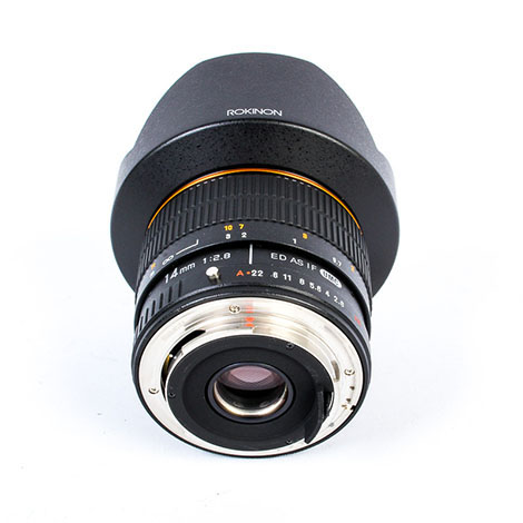 Rokinon 14mm f/2.8 ED AS IF UMC Manual Focus Lens For Pentax K-Mount