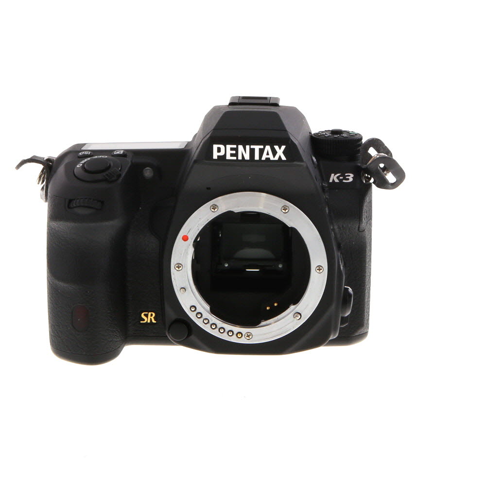 Pentax K-3 DSLR Camera Body, Black