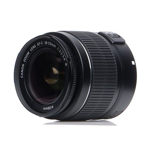Canon EF-S 18-55mm f/3.5-5.6 III Autofocus APS-C Lens, Black {58}