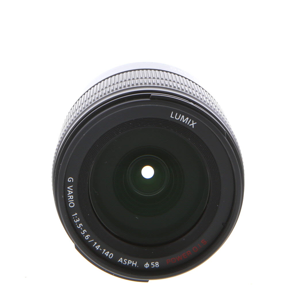 Panasonic Lumix G Vario 14-140mm f/3.5-5.6 ASPH. Power O.I.S. Lens for MFT (Micro Four Thirds), Black | 58