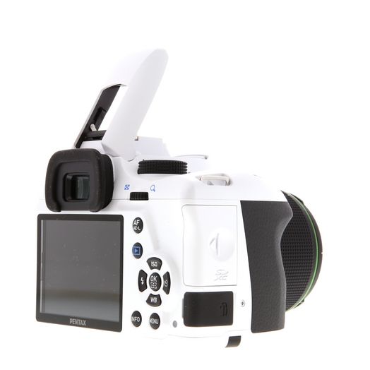 Pentax K-50 DSLR Camera, White with Black Grips {16.3MP} with 18-135mm