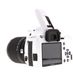 Pentax K-50 DSLR Camera, White with Black Grips {16.3MP} with 18-135mm f/3.5 DA ED AL IF DC WR, Black {62} thumbnail