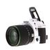Pentax K-50 DSLR Camera, White with Black Grips {16.3MP} with 18-135mm f/3.5 DA ED AL IF DC WR, Black {62} thumbnail